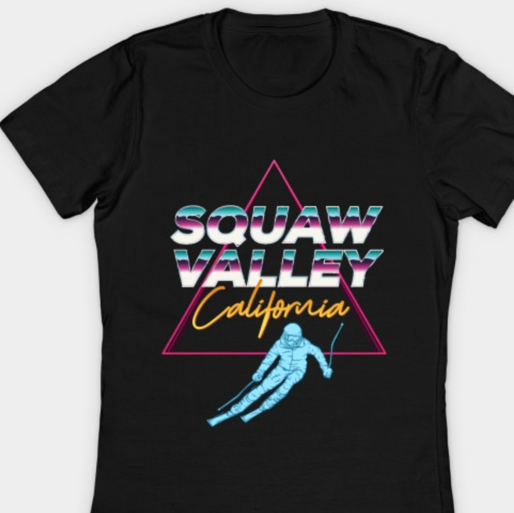 Vintage Squaw Valley California Ski tshirt